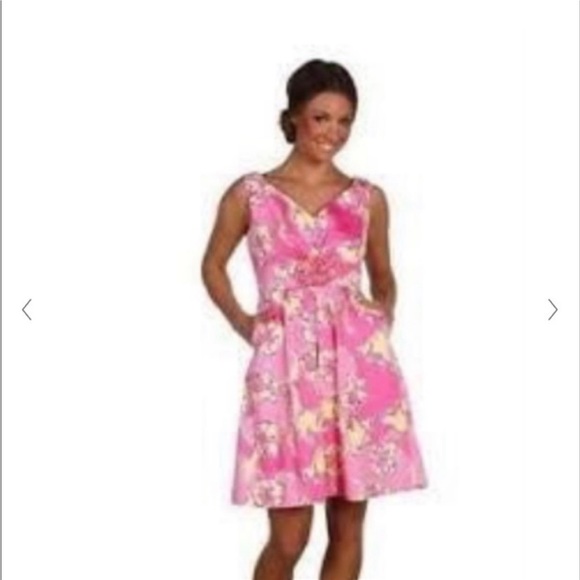 Lilly Pulitzer Hotty Pink Day Parker Dress - Picture 2 of 9